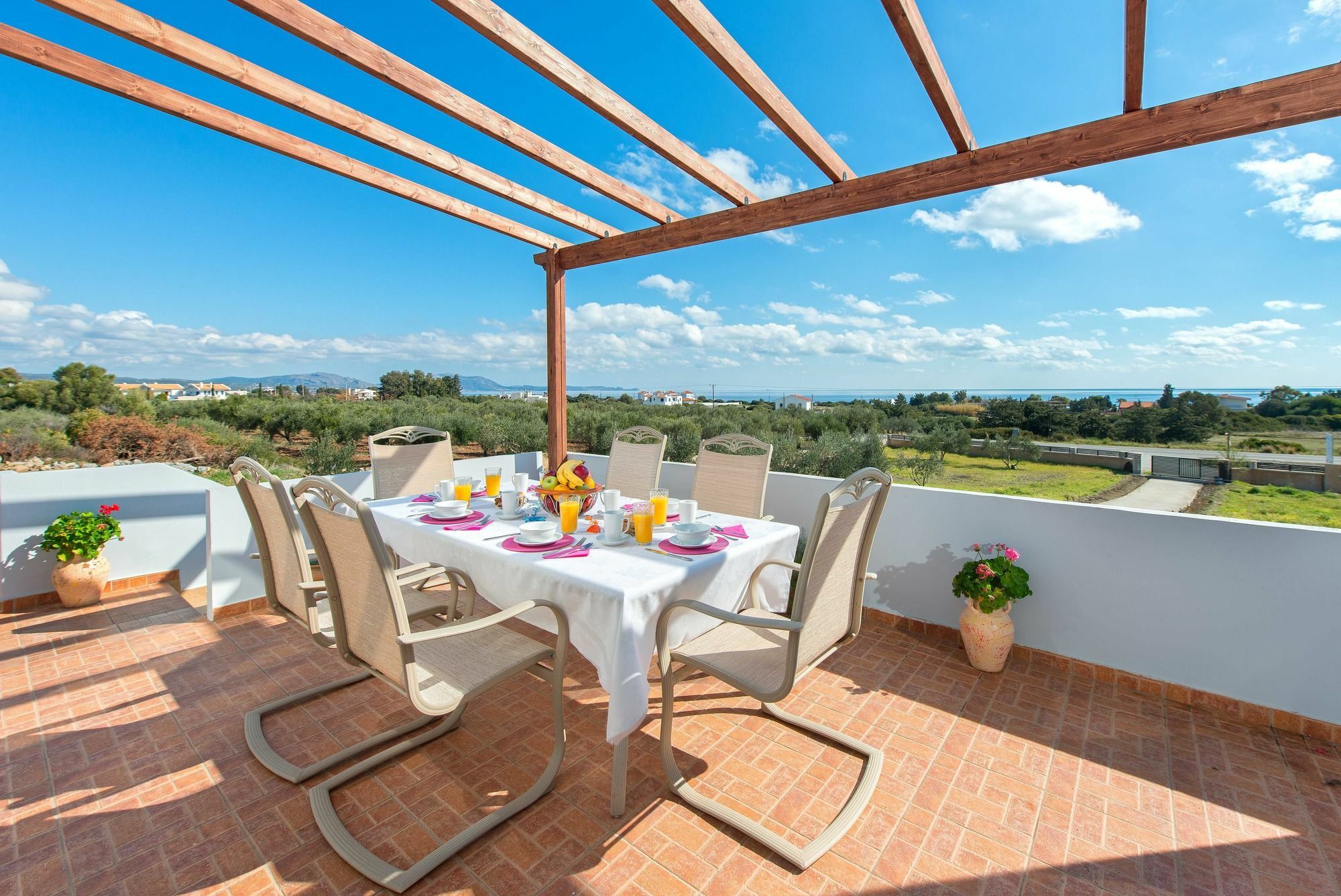 Orianna Sea View Villa Gennadi Exterior photo